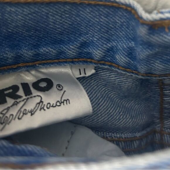 Vintage Rio Stephen Mardon Jeans Blue MediumWash 100% Cotton High Rise Size 11 - Picture 8 of 13
